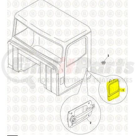 451582 by PAI - Exterior Door Handle - Left