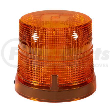 100SC-A by FEDERAL SIGNAL - Beacon Light - Short, Amber, Dome Style, 25 Flash Pattern, 1 in. Pipe Mount