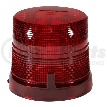 100SC-R by FEDERAL SIGNAL - Beacon Light - Short, Red, Dome Style, 25 Flash Pattern, 1 in. Pipe Mount