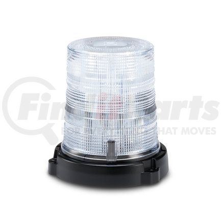 100TP-W by FEDERAL SIGNAL - Beacon Light - 6.5" Dia, 7.1" Height, White LED, 25 Flash Patterns