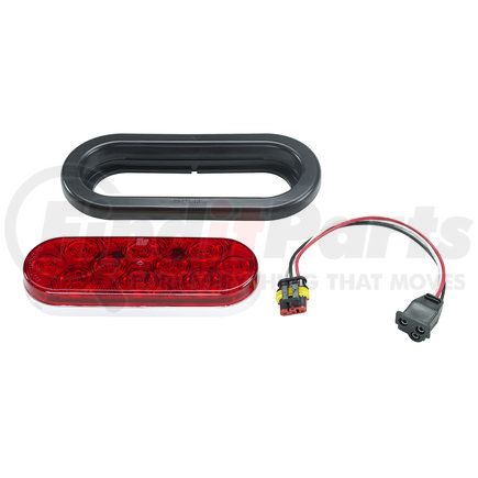 607101-04SB by FEDERAL SIGNAL - 6" OVAL FLASHING LED KIT,