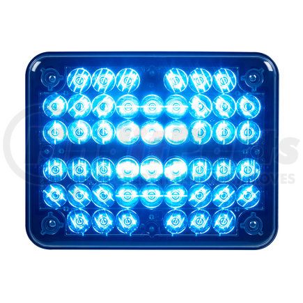 LEDTCL97C-B by FEDERAL SIGNAL - 9X7 QUAD.,LED TCL,BLU,CLR LENS