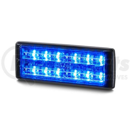 MPS123U-RBW by FEDERAL SIGNAL - Multi-Purpose Warning Light - MicroPulse Uitra, Tri-Color, Red/Blue/White, 36-LED