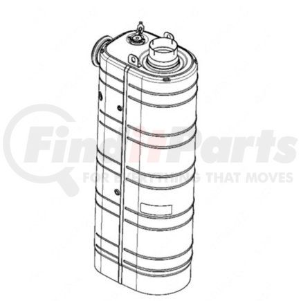 EA6804902836 by DETROIT DIESEL - Oxidation Catalyst Converter