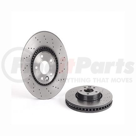 09.A426.1X by BREMBO - Premium UV Coated Front Xtra Cross Drilled Brake Rotor