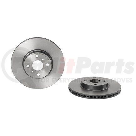 09.A535.11 by BREMBO - Premium UV Coated Front Brake Rotor