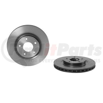 09.A637.21 by BREMBO - Premium UV Coated Front Brake Rotor