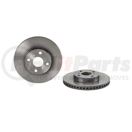 09.A707.11 by BREMBO - Premium UV Coated Front Brake Rotor