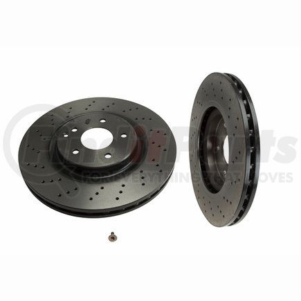 09.A448.21 by BREMBO - Premium UV Coated Front Brake Rotor
