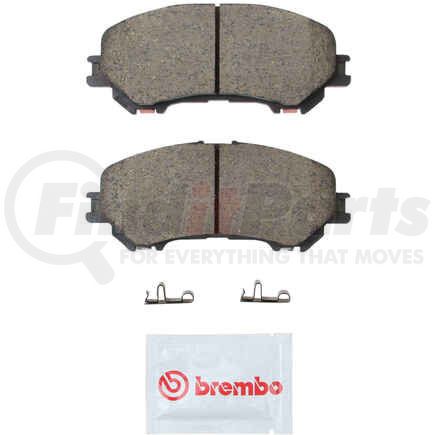 P56105N by BREMBO - Premium NAO Ceramic OE Equivalent Pad-SS