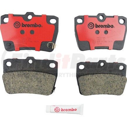P83119N by BREMBO - Premium NAO Ceramic OE Equivalent Pad-SS