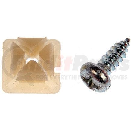 395-026 by DORMAN - License Plate Fasteners- No. 8 x 1/2 In.