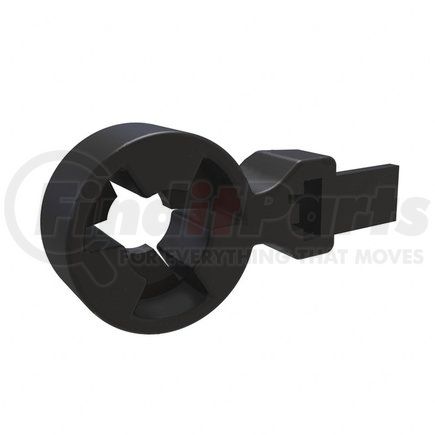 23-13480-000 by FREIGHTLINER - Cable Tie - Tie Strap, Black, Nylon, Plain, with Mounted Hole, 6.89" Length, 0.22" Width, 0.05" Thickness