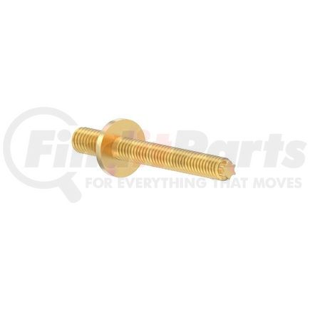 23-12499-002 by FREIGHTLINER - Headlamp Mounting Stud - Steel, Double End, with Collar, for Freightliner Columbia 112