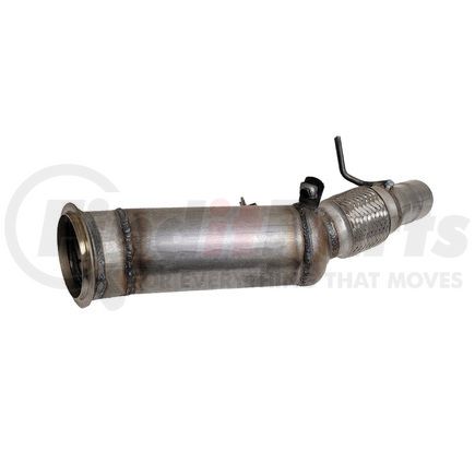 17546 by DAVICO - Exact-Fit Catalytic Converter - 21 in. Length, 2 O2 Sensors, Slip Fit Outlet, Gaskets Included