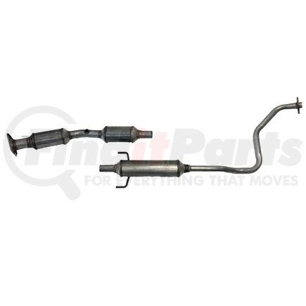 18382 by DAVICO - Catalytic Converter - Direct Fit, 2 Bolt Fixed Flange, 1 O2 Sensor, 82 in. Length