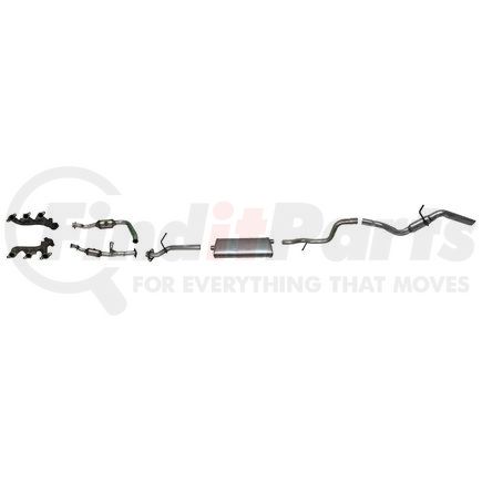 424684 by DAVICO - EXHAUST TAIL PIPE W/RES
