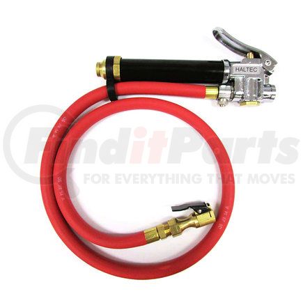 Haltec I-405-12M Inflator Gauge Inflator Gauge - 12 ft. Hose Length, with CH-360OP Clip-on Air Chuck