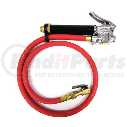 I-405-3M by HALTEC - Inflator Gauge - 3 ft. Hose Length, with CH-360OP Clip-on Air Chuck
