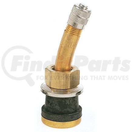 Haltec N-1147 Tire Valve Stem Tire Valve Stem - Radial Commander, Clamp Down, 23-Deg Bend, For 15" Disc Wheels