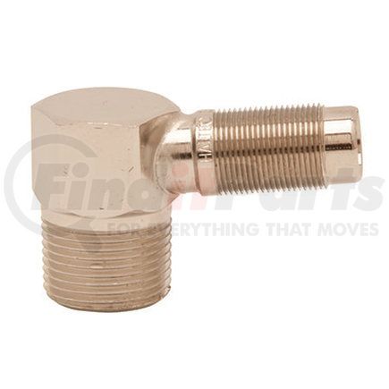 SLB-85 by HALTEC - Tire Valve Stem Spud - Screw-in, Super Large Bore, 85-deg Bend, 3/4" NPT Rim Hole