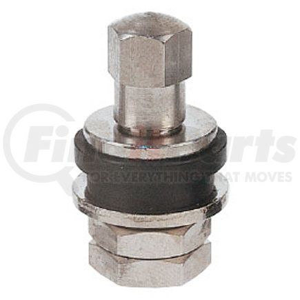 TV-6008C by HALTEC - Tire Valve Stem - Chrome, 9/16" Effective Length, Fits 0.456" or 0.625" Valve Holes
