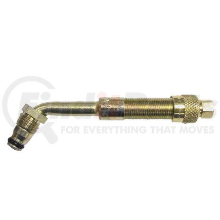 WH-49-J-654 by HALTEC - Tire Valve Stem - 3.125" Length, Large Bore, Single 60-deg Bend, Swivel