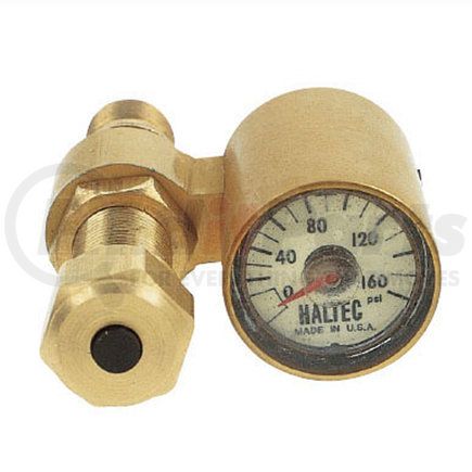 PT-Gauge by HALTEC - Tire Pressure Gauge - with Nut, For Use on PT Valves, 0 to 160 PSI