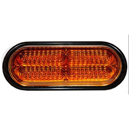 DLXTHU-4-A by STAR SAFETY TECHNOLOGIES - 6" Oval Flashing Amber LED with Grommet