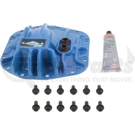 10053465 by DANA - Differential Cover - DANA 30 Front JL Axle, Front, Nodular Iron, Blue, 12 Bolts