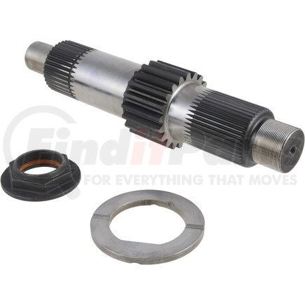 115126 by DANA - Differential Pinion Shaft - 13.39 in., 20 Teeth (Major Gear), 36 Teeth (Input Shaft End)