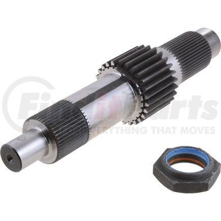 122418 by DANA - Differential Pinion Shaft - 13.38 in., 26 Teeth (Major Gear), 46 Teeth (Input Shaft End)