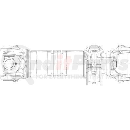 Dana Spicer 170CS54005C-985M Drive Shaft Coupling Shaft