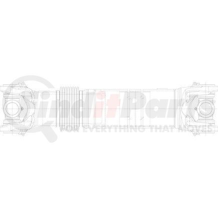 170IA55001C-164M by DANA - Drive Shaft Interaxle