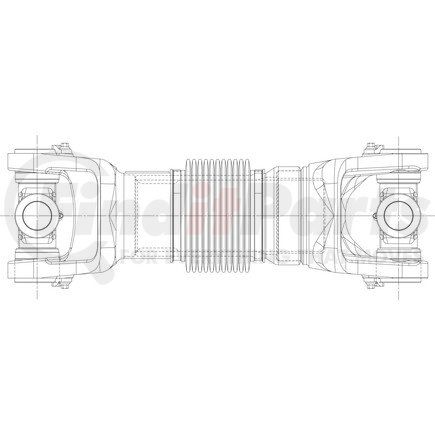 170SC55001C by DANA - Drive Shaft Short Couple