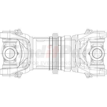 170SC55006C by DANA - Drive Shaft Short Couple