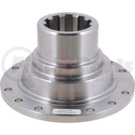 6.5-1-741 by DANA - 1810 Series Drive Shaft Companion Flange - Steel, 2.750 in. Major dia., 12 Holes