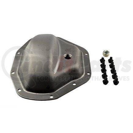 707231X by DANA - Differential Cover - DANA 80 Axle, Rear, Steel, Plain, Natural, 10 Bolts
