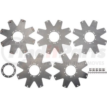 8100252 by DANA - DANA SPICER Kit - Flex Plate 17 Inch With M10 Nuts