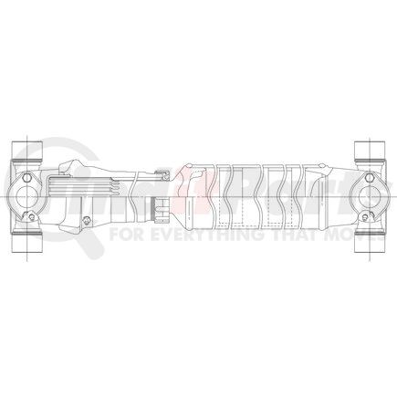 810588-3908 by DANA - DRIVE SHAFT