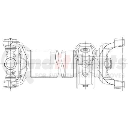 810663-5410 by DANA - DRIVE SHAFT ASSEMBLY