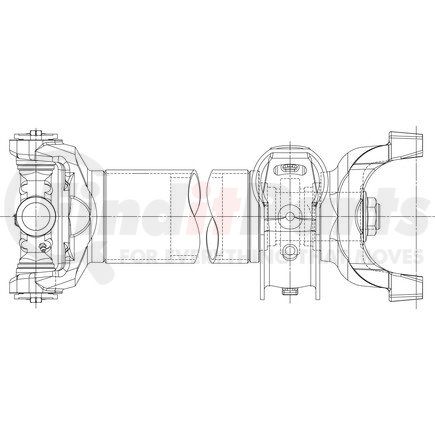 817099-2227 by DANA - DRIVE SHAFT ASSEMBLY