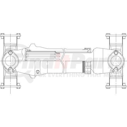 822102-4 by DANA - DRIVE SHAFT SHORT COUPLE