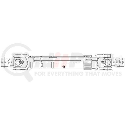 916657-631SX by DANA - STEERING SHAFT