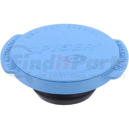 976630 by DANA - Axle Hub Cap Vent Plug - 1.28 in. OD. 0.56 in. Width, 0.36 in. Thick