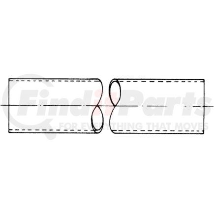 DT24-30-32 by DANA - DRIVE SHAFT TUBING; 3.000 X .065