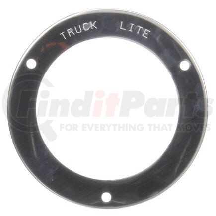 44705 by TRUCK-LITE - 4" Flange Cover - Stainless Steel Silver
