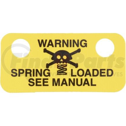 2111845 by DANA - DANA ORIGINAL OEM, STICKER - WARNING