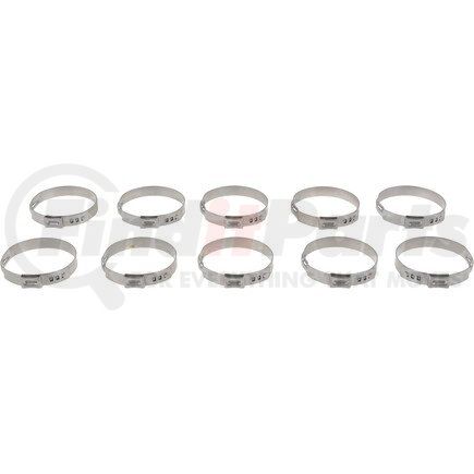 231438-6 by DANA - Drive Shaft Clamping Ring - Stainless Steel, 1.56 in. dia. Open, 0.02 in. Thick