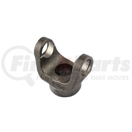 2-4-553 by DANA - 1310 Series Drive Shaft End Yoke - Steel, SR Yoke Style, Straight Round Hole